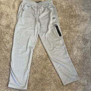 Reebok Men’s Gray Joggers Size M Sweatpants Activewear CrossFit Training Pull On